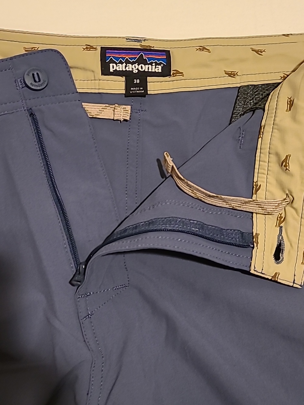 Patagonia Shorts, Size 38, Blue